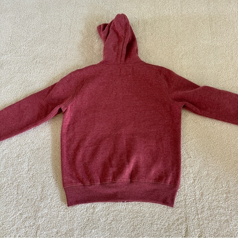 SuperDry Women’s Full Zipper Jacket Hoodie in Reddish Pink Color Sz S to M - Picture 9 of 11